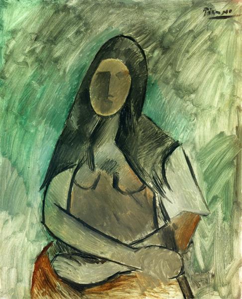 Pablo Picasso Classical Oil Paintings Seated Woman Expressionism